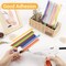 Color Hot Glue Sticks Full Size, 8" Long x 0.43" Dia Hot Melt Glue Sticks Bulk, Colored Adhesive Glue Sticks Standard for Crafting DIY Art School Gluing Project Repair Sealing, 24 PCS